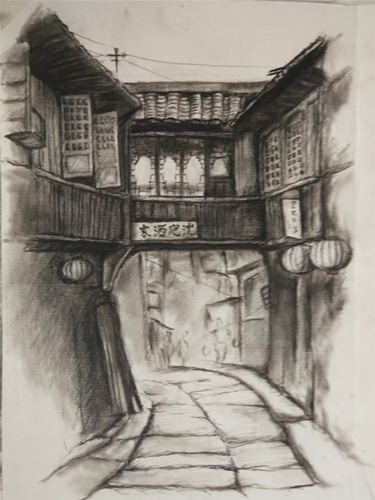 素描风景-1
